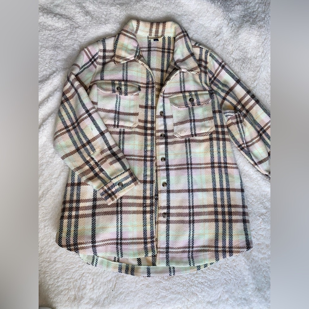 UNIVERSAL THREAD Large Coat/Jacket Multicolored